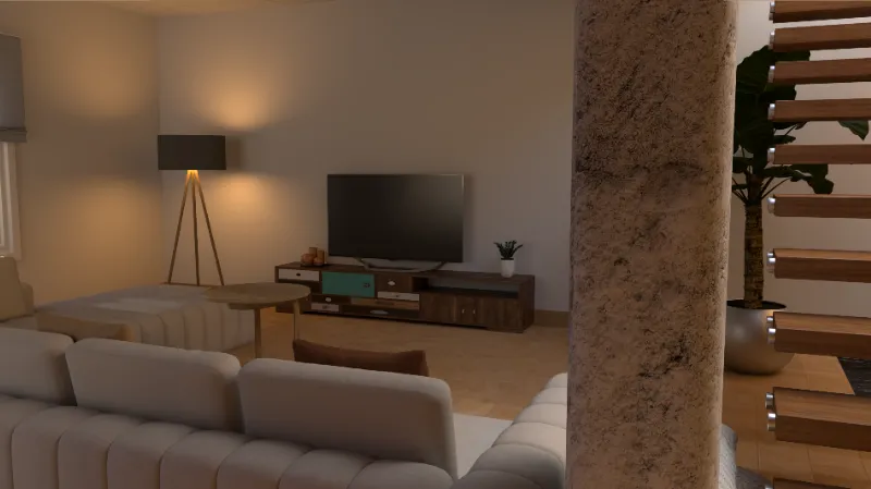Factory to residential architectural visualization render