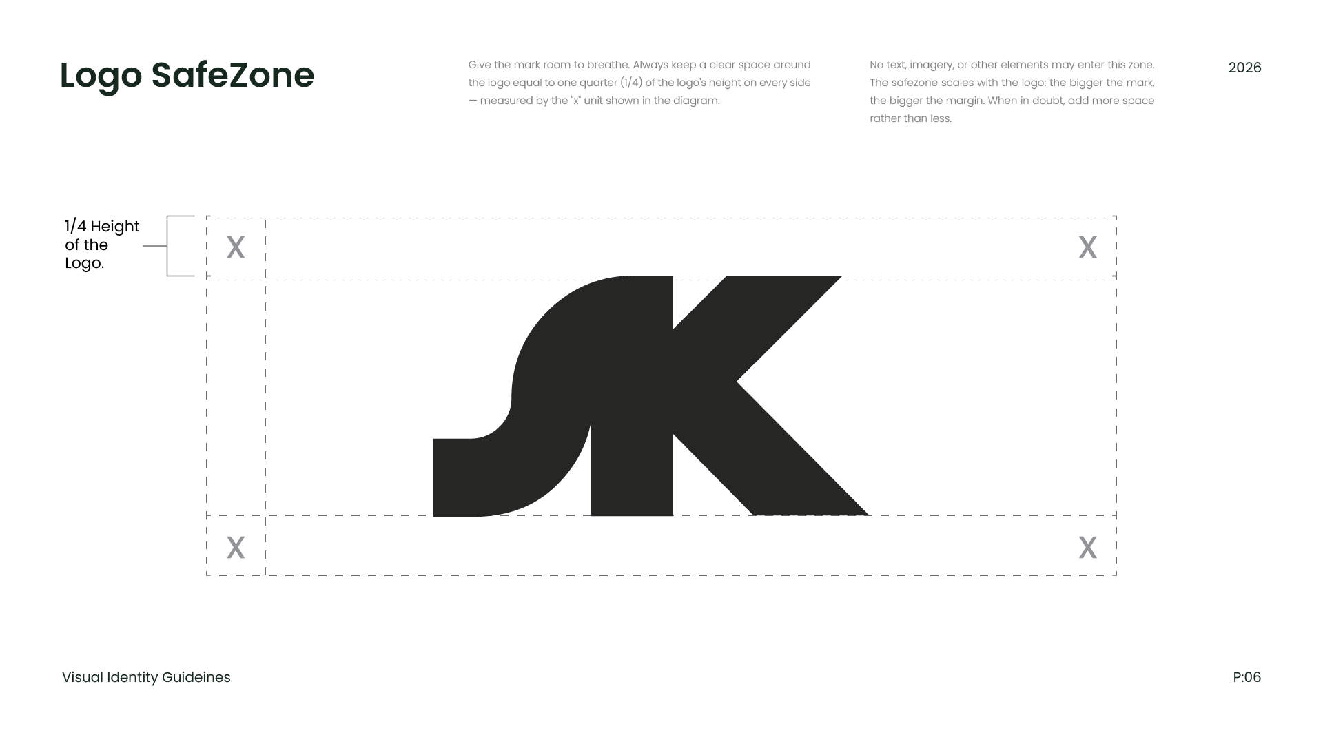 Personal SK logo rework and brandbook page