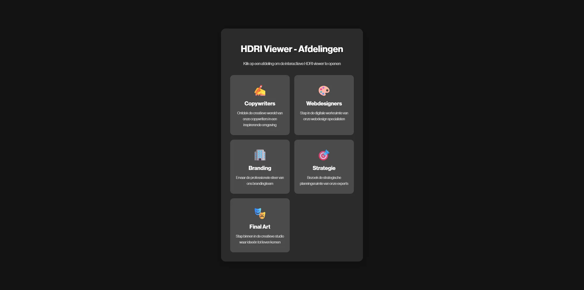 Friends of Cartel intern onboarding website UI — thesis web design by Sander Kuyken