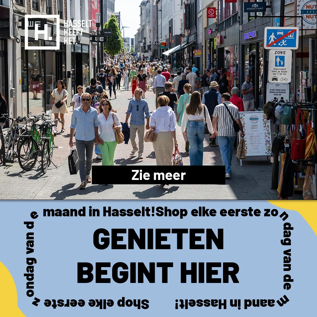 Hasselt Shopping Sundays city campaign — detail 3