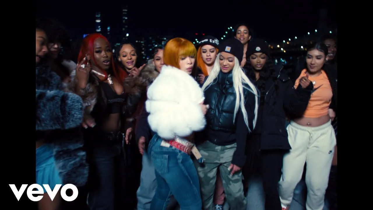 Ice Spice social music video edit frame