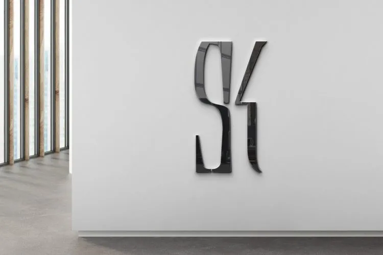 Personal SK logo design mark