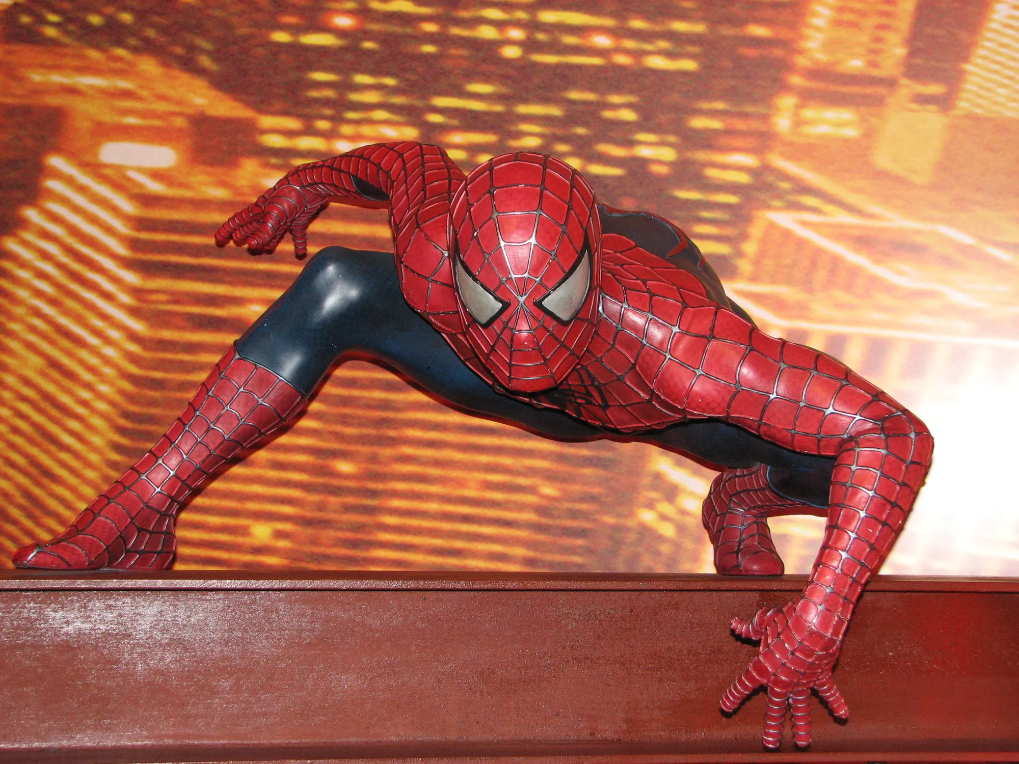 Spider-Man VFX camera tracking experiment still