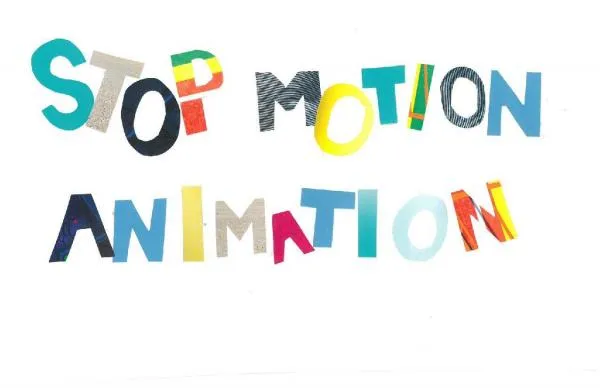 Handmade stop-motion short film frame